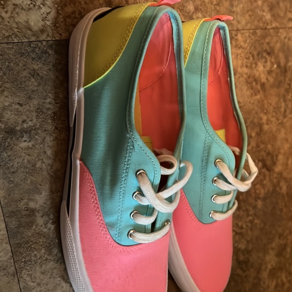 Multi-colored, never worn Sperrys - Picture 3 of 4